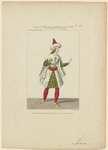 Costume de Melle. Pauline Leroux, rôle de Zéïr, dans La révolte au sérail, ballet, Académie royale de musique
