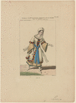 Costume de Melle. Pauline Leroux, rôle de Marie, dans La tentation, ballet opéra, Académie royale de musique, acte 1er