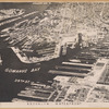 Aerial view showing Buttermilk Channel, Erie Basin, Gowanus Bay