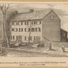 Kirk's Printing Office, birth place (in 1816), of the original Brooklyn Sunday School; as it appeared in 1881