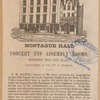 Montague Hall, concert and assembly rooms, opposite the City Hall, Court Street, in the city of Brooklyn