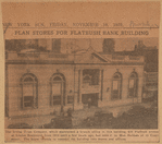 The Irving Trust Company, which maintained a branch office in this building, 839 Flatbush avenue at Linden Boulevard, from 1914 until a few years ago...