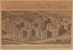Arial view of the newly completed Queens Gardens Apartments on Queens Boulevard at Sixty-forth Road Forest Hills West, Queens. The four buildings, which have been named after States of the Union, contain 540 suites