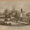 Fire on Fulton Street in 1850