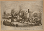 Fire on Fulton Street in 1850
