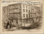 Brook's Furniture House, 127 Fulton St. cor. Sands St. 