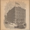 The above engraving represents the "Baldwin Building" south-west corner of Fulton and Smith Streets, Brooklyn 