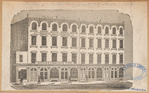 Buildings--Fulton St. opposite  City Hall-1850