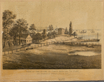 View of the house of Simon Aertsen de Hart still standing on Gowanes Bay in 1867