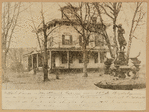 Lefferts House (demolished in 1913) and Tweed Fountain
