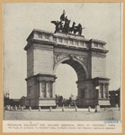 Brooklyn Soldiers' and Sailors' Memorial Arch at Prospect Park. The Plaza at entrance to Prospect Park, Flatbush Avenue and Parkway, Brooklyn borough