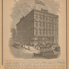 The above cut represents the structure at the Southwest corner of Smith and Fulton Streets, Brooklyn...
