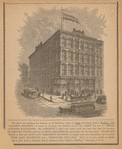 The above cut represents the structure at the Southwest corner of Smith and Fulton Streets, Brooklyn...