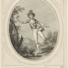 Mademoiselle Hiligsberg in the ballet of Le jaloux puni