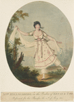 Mde. Hilligsberg in the ballet of Ken-si & Tao, performed for her Benefit the 14th of May 1801