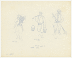 Sweeper / Water Carrier / Street Porter - 3 Vendors - Tradesmen