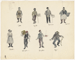 Cobbler / Cap Seller / Fruit Vendor / Bread Man / Tinsmith / Street Porter / Fish Peddler / Beggar
