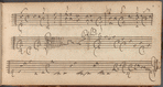 Collection of lute music in French lute tablature