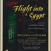 Promotional poster for the stage production Flight Into Egypt at the Music Box Theatre