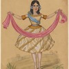 La petite Augusta, aged 12 years, in the character of Zoloe, in the Bayadere