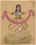 La petite Augusta, aged 12 years, in the character of Zoloe, in the Bayadere