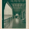 The broad portico overlooks the bay