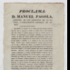 Proclamation issued by Manuel Pagola - Argentina