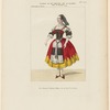 Costume de Mme. Roland, rôle de Mathéa, dans La tarentule
