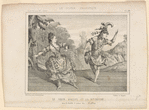 Le sieur Ballon et la delle. Prévost dans le ballet d'action des Scythes