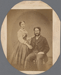 Photographic portrait of Wilhelm and Ottilie Clairmont