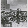 New York City Fire Department Band performing at the cornerstone laying ceremony at the Colonial Park Houses, in Harlem, New York City