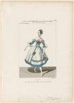Costume de M'elle Taglioni, role de fleur des champs, dans La fille du Danube, ballet, acte 1'er, Académie royale de musique
