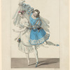 Costumes de Melle Taglioni, rôle de Fleur des champs, et de Mazillier, role de Rudolph dans La fille du Danube, ballet, acte II, Académie royale de musique