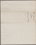 Letter to Benjamin Harrison