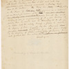Draft of a letter to an unidentified party