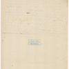 Draft of a letter to an unidentified party