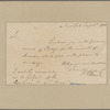Letter to an unidentified person