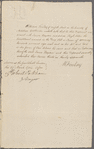 Power of attorney from Hugh Seton to Alexander Hamilton