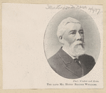 The late Mr. Henry Reader Williams