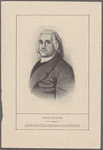 Roger Williams from a lithograph. "Dear Roger Williams, he went and came in this region, he traversed our beautiful lakes in his canoe, and he learned the language of Canonicus and the rest, and preserved it for posterity"