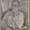 Emanuel Romano Portrait of William Carlos Williams (oil) (1951)