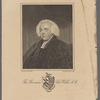 The Reverend Thos. Wills A.B.