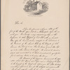Res. of Jas. Wilson "Fort Wilson" S.W. corn Third & Walnut  Sts. Philadelphia / drawn from memory by C.A. Poulson. [Facsimile letter by James Wilson, dated September 14, 1775]