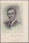 "President Woodrow Wilson." From a pastel drawing by Fred Yates