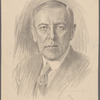 Portrait of President Wilson. Etched in line on copper by Electro-Light Engraving Company, of New York. Reproduced from a drawing on Ross board by R.M. Chandler, Boston Mass. 