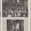 El busto de Wilson, hecho por el ilustre escultor D. Mateo Inurria para esta gran fiesta de cordialidat, y la señorita Jackeleine Castan, que cantó, el himno á la Libertad, produciendo delirante entusiasmo