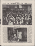 El busto de Wilson, hecho por el ilustre escultor D. Mateo Inurria para esta gran fiesta de cordialidat, y la señorita Jackeleine Castan, que cantó, el himno á la Libertad, produciendo delirante entusiasmo
