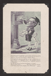Caricature of Woodrow Wilson with a boy's body reaching up to a mailbox to post letters, some of which are addressed to Kaiser Wilhelm, The German People, and Anybody