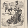 The broncho-buster. President Woodrow Wilson: "I wonder what I do next"