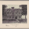 The original Roger Williams house erected in Salem, Mass., in 1634